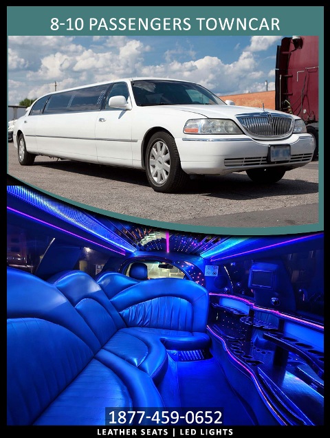 8-10 PASSENGERS TOWNCAR